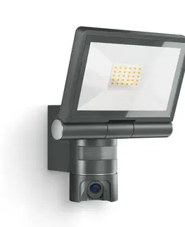 Vonkajšie nástenné svietidlá so senzorom STEINEL STEINEL XLED Cam 1 SC svetlo s kamerou odposluch