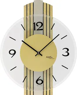 Hodiny Dizajnové nástenné hodiny 9673 AMS 38cm