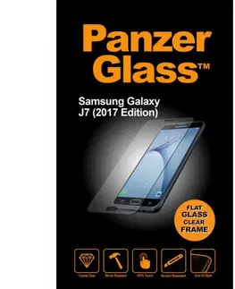 Tvrdené sklá pre mobilné telefóny Ochranné temperované sklo PanzerGlass na celý displej pre Samsung Galaxy J7 (2017) - J730F 7128