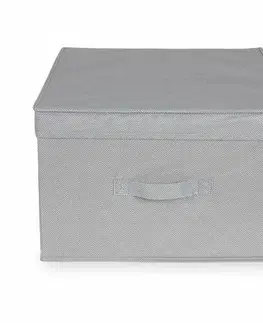 Úložné boxy Compactor Skladací úložný kartónový box Wos, 40 x 50 x 25 cm, sivá