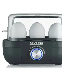 Kuchynské spotrebiče Severin EK 3166 varič vajec, čierna