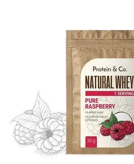 Športová výživa Protein&Co. NATURAL WHEY 30 g Zvoľ príchuť: Pure raspberry