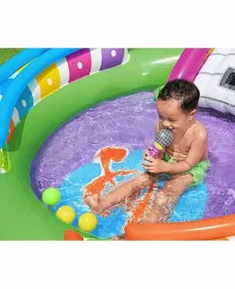 Hračky do vody Bestway Nafukovacie vodné hracie centrum Sing and Splash, 295 x 190 x 137 cm