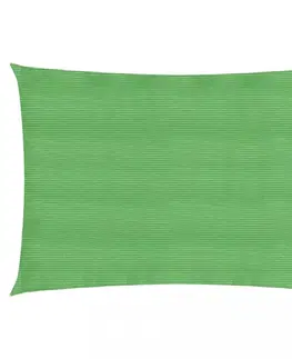 Stínící textilie Tieniaca plachta obdĺžniková HDPE 3,5 x 5 m Dekorhome Svetlozelená