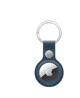 Puzdrá na mobilné telefóny Puzdro na kľúče pre Apple AirTag FineWoven, tichomorská modrá MT2K3ZMA