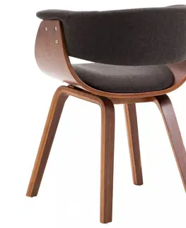 Jedálenské zostavy Jedálenská stolička ohýbané drevo Dekorhome Krémová / svetlohnedá