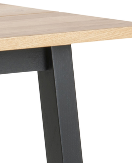 Jedálenské stoly Dkton Barový stôl Nadida 117 cm dyhové dosky