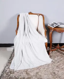 Jednofarebné deky Deka Clarte 70x140 šedá