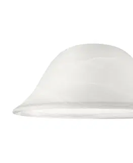 Lampy  Náhradné sklo SFERA E27 130x300 mm biela 