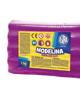 Hračky ASTRA - Modelovacia hmota do rúry MODELINA 1kg Ružová, 304111004