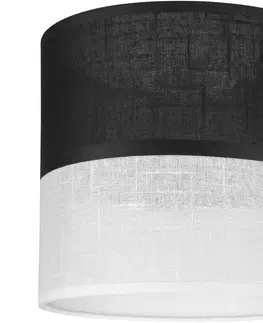 Lampy  Náhradné tienidlo ANDREA E27 pr. 16 cm čierna/biela 