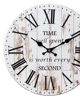 Hodiny Nástenné hodiny, Flor0110, Time, 34cm