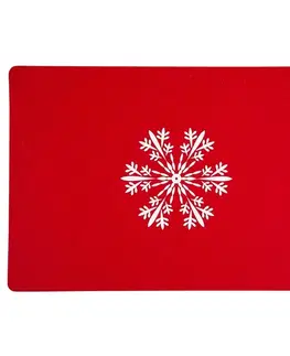 Prestieranie Altom Prestieranie Snowflake červená, 30 x 45 cm, sada 4 ks