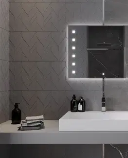 Kúpeľňa MEXEN - Ner zrkadlo s osvetlením 80 x 60 cm, LED 600 9809-080-060-611-00
