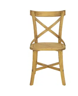 Jedálenské stoličky Rustik stolička KT701, jasný vosk