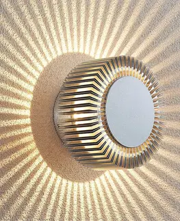 Vonkajšie nástenné svietidlá Lucande Lucande Keany vonkajšie nástenné LED, svätožiara