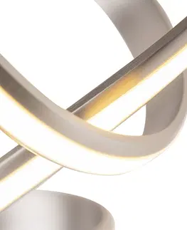 Stropne svietidla Dizajnové stropné svietidlo oceľové stmievateľné vrátane LED - Viola Due