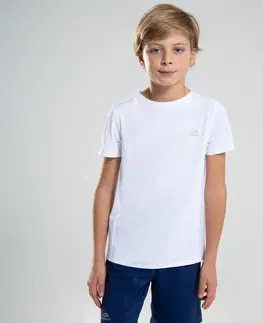 nohavice Detské priedušné tričko biele
