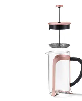 Coffee Makers & Espresso Machines Kanvica french press 800 ml, metalická ružová