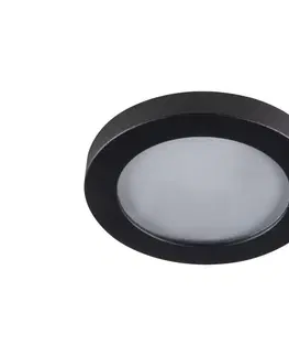 Svietidlá   33122 - Kúpeľňové podhľadové svietidlo FLINI 10W IP44 čierna 
