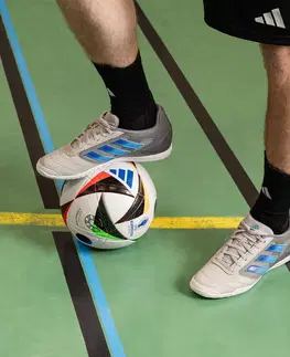 dámske tenisky Futsalové halovky Super Sala sivo-biele