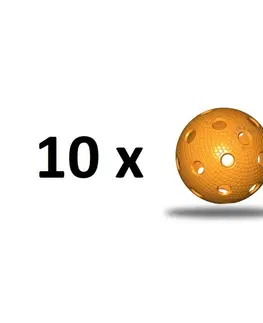 Florbalové loptičky Florbalová loptička TRIX IFF - pomarančová - 10 ks