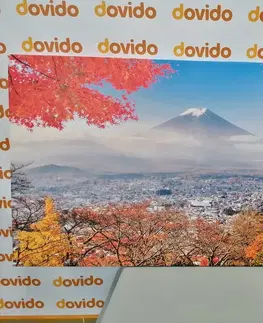Obrazy mestá Obraz jeseň v Japonsku