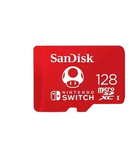 Príslušenstvo k herným konzolám SanDisk Nintendo Switch Micro SDXC 128 GB SDSQXAO-128G-GNCZN