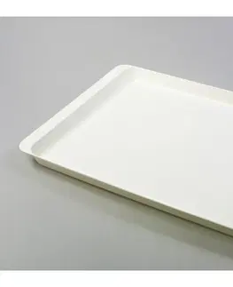 Podnosy a tácky ALFA PLASTIK - Podnos veľký 50x34cm biely