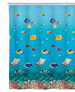 Závesy Wenko Sprchový záves Ocean, 180 x 200 cm
