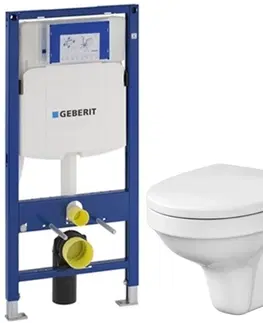 Kúpeľňa GEBERIT Duofix bez tlačidla + WC CERSANIT DELFI + SEDADLO 111.300.00.5 DE1
