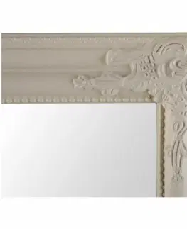 Zrkadlá Zrkadlo, drevený rám smotanovej farby, MALKIA TYP 12