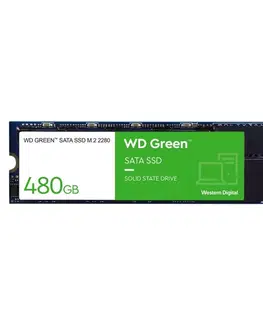 Pevné disky WD 480 GB Green SSD disk M.2 SATA 3R WDS480G3G0B