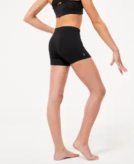 gymnasti Dievčenské šortky 100 na cvičenie čierne