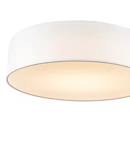 Stropne svietidla Stropné svietidlo biele 40 cm vrátane LED - Drum LED