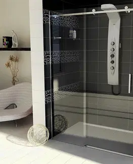 Sprchovacie kúty GELCO - DRAGON sprchové dvere 1500, číre sklo GD4615