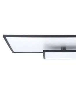 Stropné svietidlá Brilliant Stropné LED svietidlo Bility dĺžka 62cm rám čierny