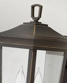 Vonkajšie nástenné svietidlá HINKLEY Vonkajšie svietidlo Bromley 2 médium, bronzová