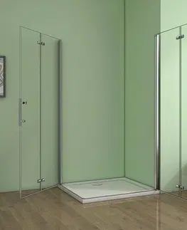 Sprchovacie kúty H K - Obdĺžnikový sprchovací kút MELODY R908, 90x80 cm sa zalamovacím dverami SE-MELODYR908