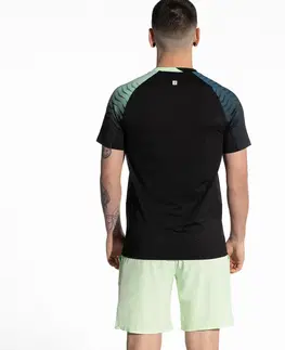 tričká Pánske tričko na padel PTS900 s krátkym rukávom zelené