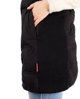 Vyhrievané vesty Dámska vyhrievaná vesta inSPORTline WARMelong čierna - XL