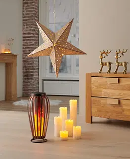 Drobné dekorácie a doplnky LED drevená dekorácia "Hviezda"