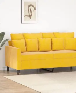Pohovky a gauče 2miestna pohovka 140 cm Dekorhome Žltá