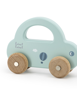 Drevené hračky LABEL-LABEL - Malé autíčko, zelené
