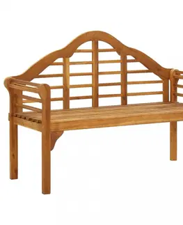 Záhradné lavice Záhradná lavica s poduškou 135 cm Dekorhome Antracit