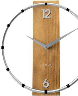 Hodiny Nástenné hodiny LAVVU COMPASS Wood LCT1091, 31cm