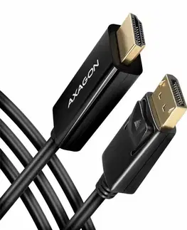 Samolepky na notebooky AXAGON RVD-HI14C2 DisplayPort > HDMI 1.4 cable 1,8m 4K/30 Hz