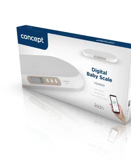 Kúpanie a hygiena Concept VD4000 digitálna detská váha s aplikáciou KIDO