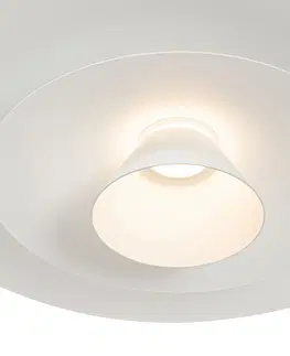Zavesne lampy Dizajnové závesné svietidlo biele vrátane LED 3-stupňovo stmievateľné - Pauline