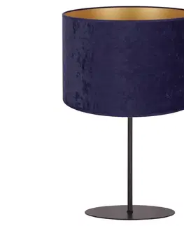 Lampy   - Stolná lampa ROLLER 1xE14/15W/230V modrá/zlatá 